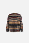 Jacquard Knit Crew Neck, Fair Isle