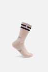 Zonal Organic Cotton Socks, Lilac Grey/Navy