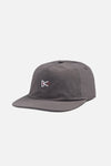 Paneled Nylon Hat, Carbon