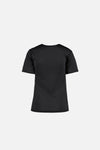 Paneled Short Sleeve T-Shirt, Black