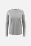 Lightweight Long Sleeve Fitted Tee, Stone